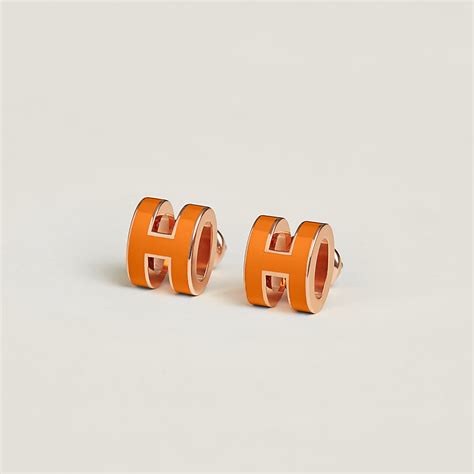 replica hermes earrings|hermes mini pop h earrings.